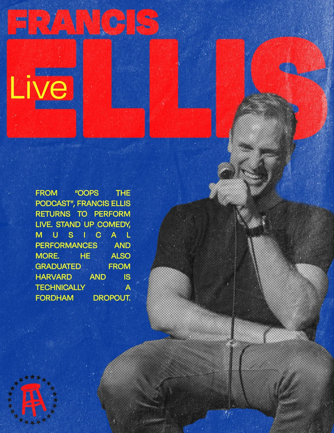 Francis Ellis 2026 live concert poster